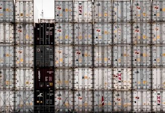 A professional team coordinating international logistics with maps and shipping containers in the background.